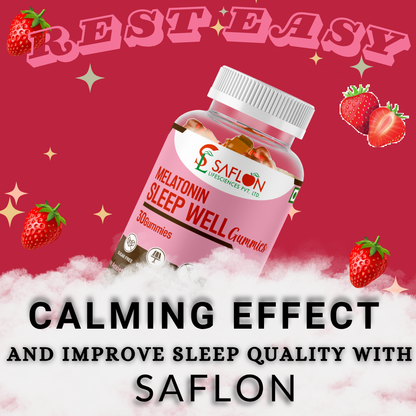 Saflon Melatonin Sleep Well Gummies
