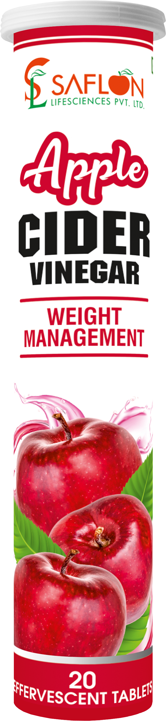Saflon Lifesciences Apple Cider Vinegar effervescent tablets