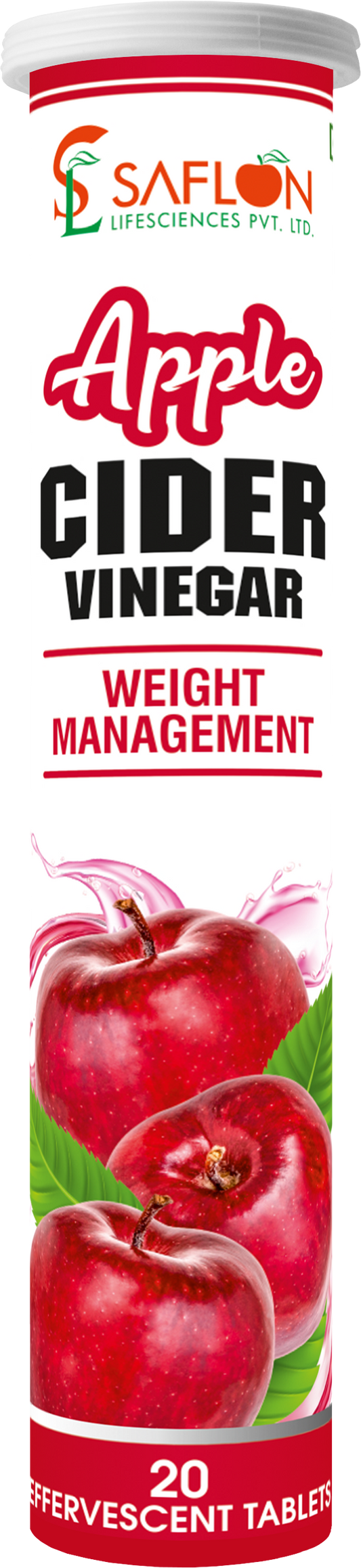 Saflon Lifesciences Apple Cider Vinegar effervescent tablets